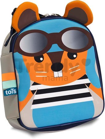 Batoh veverička Kids Lunch Box Squirrel toT's-smarTrike na rameno z neoprénu