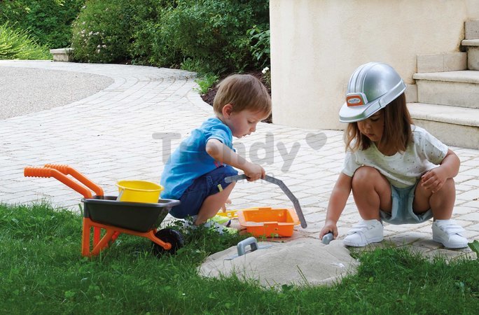 Murársky fúrik The Builder Kit Écoiffier s prilbou a pracovným náradím od 18 mes