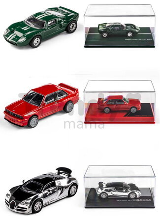 Mașinuță Collection Series Majorette mașinuță metalică în cutie de expunere, cu roți din cauciuc; lungime 7,5 cm; scara 1:64