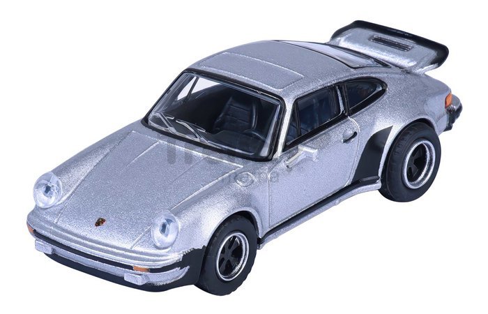 Autíčko v boxe Porsche 930 Turbo 1975 Majorette kovové s gumenými kolieskami dĺžka 7,5 cm 1:64
