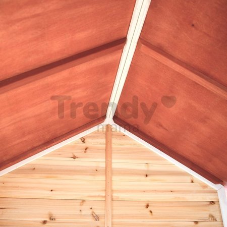 Domček cédrový Loft 100 Natural Exit Toys s vodeodolnou strechou prírodný