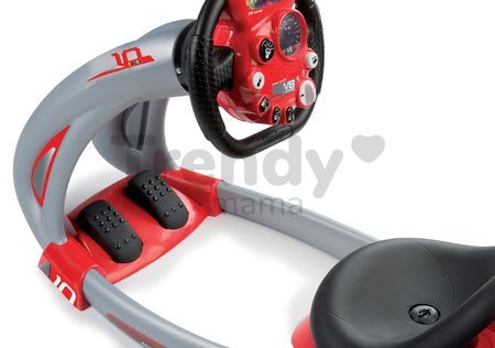 Pretekársky trenažér V8 Driver Smoby elektronický so zvukom