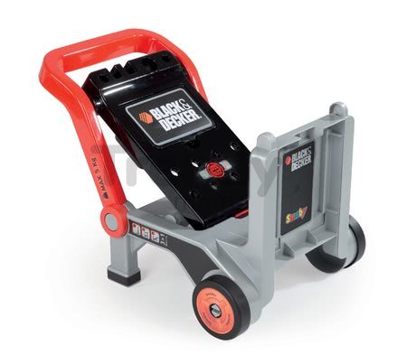 Pracovný vozík Black&Decker Devil Workmate 3v1 Smoby s náradím a 18 doplnkami