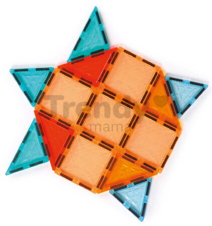 Magnetická stavebnica Magnetic XXL Ludi 100 dielov LU50054