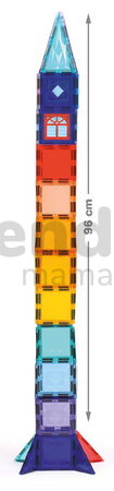 Magnetická stavebnica Magnetic XXL Ludi 100 dielov LU50054