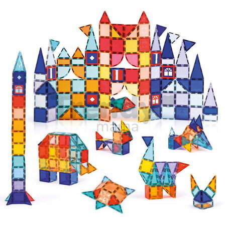 Magnetická stavebnica Magnetic XXL Ludi 100 dielov LU50054