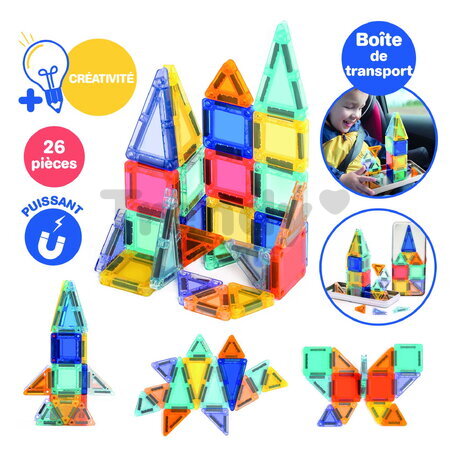 Magnetická stavebnica Magnetic Mini Ludi 26 dielov