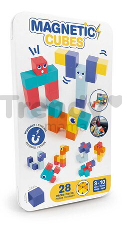 Magnetická stavebnica kocky Magnetic Cubes Ludi 28 dielov