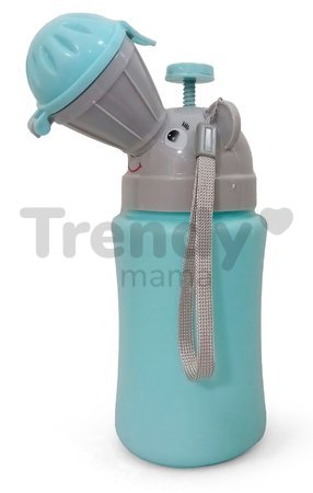 Prenosný pisoár pre chlapcov Kalencom modrý objem 500 ml výška 22 cm od 12 mes