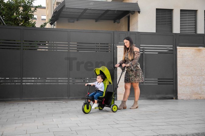 Trojkolka skladacia a sklápateľná smarTfold 6v1 Green smarTrike 300 Plus Touchsteering kompaktná s EVA kolesami od 10 mes