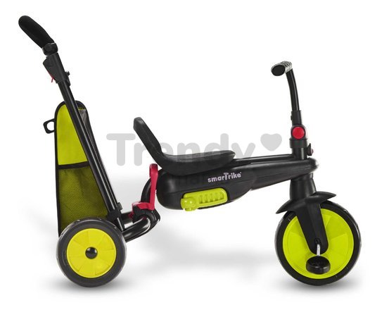 Trojkolka skladacia a sklápateľná smarTfold 6v1 Green smarTrike 300 Plus Touchsteering kompaktná s EVA kolesami od 10 mes
