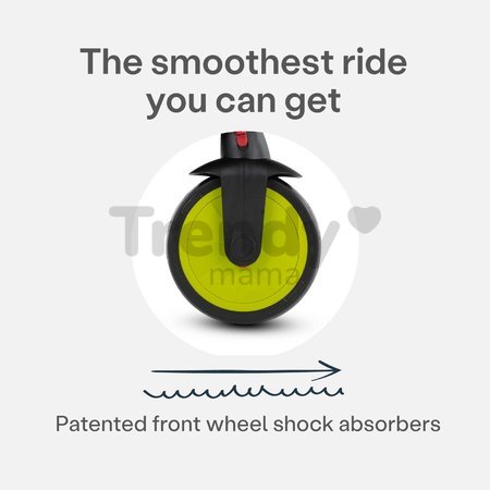 Trojkolka skladacia a sklápateľná smarTfold 6v1 Green smarTrike 300 Plus Touchsteering kompaktná s EVA kolesami od 10 mes