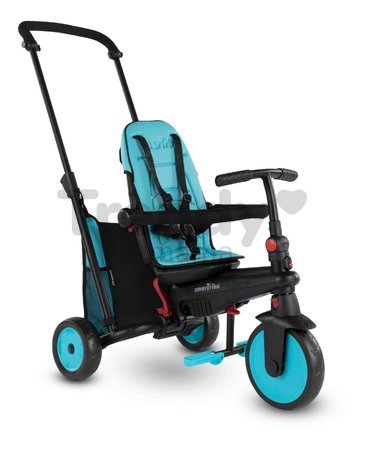 Trojkolka skladacia a sklápateľná smarTfold 6v1 smarTrike 300 Plus Blue TouchSteering kompaktná s EVA kolesami od 10 mes