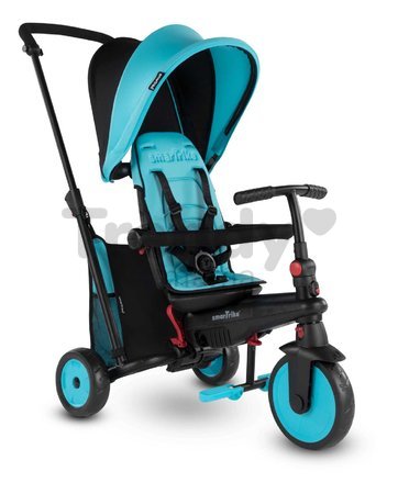 Trojkolka skladacia a sklápateľná smarTfold 6v1 smarTrike 300 Plus Blue TouchSteering kompaktná s EVA kolesami od 10 mes