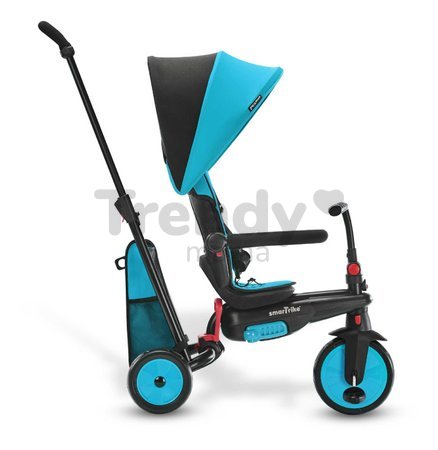 Trojkolka skladacia a sklápateľná smarTfold 6v1 smarTrike 300 Plus Blue TouchSteering kompaktná s EVA kolesami od 10 mes