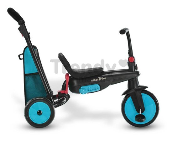 Trojkolka skladacia a sklápateľná smarTfold 6v1 smarTrike 300 Plus Blue TouchSteering kompaktná s EVA kolesami od 10 mes