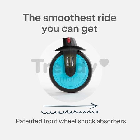 Trojkolka skladacia a sklápateľná smarTfold 6v1 smarTrike 300 Plus Blue TouchSteering kompaktná s EVA kolesami od 10 mes