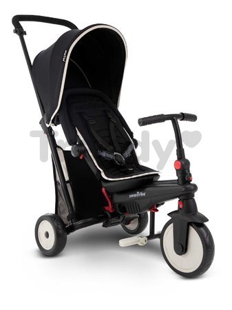 Trojkolka skladacia a sklápateľná smarTfold 6v1 Black smarTrike 300 Plus Touchsteering kompaktná s EVA kolesami od 10 mes