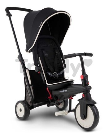 Trojkolka skladacia a sklápateľná smarTfold 6v1 Black smarTrike 300 Plus Touchsteering kompaktná s EVA kolesami od 10 mes