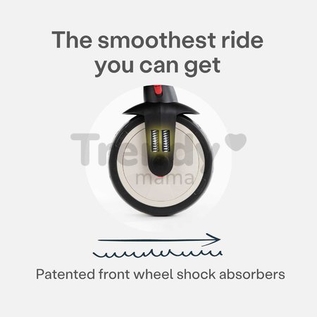 Trojkolka skladacia a sklápateľná smarTfold 6v1 Black smarTrike 300 Plus Touchsteering kompaktná s EVA kolesami od 10 mes