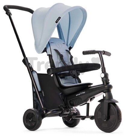 Trojkolka a kočík skladacia 5v1 STR3 Plus Cool Grey smarTrike so sklápateľným sedadlom TouchSteering s EVA kolesami od 10 mes ST5023212