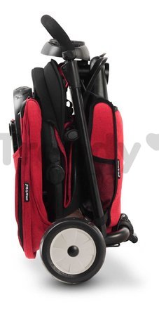 Trojkolka skladacia smarTfold 7v1 500 Stroller Melange smarTrike TouchSteering červená polstrovaná s EVA kolesami od 9 mesiacov ako kočík