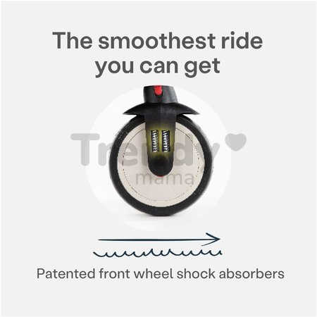 Trojkolka skladacia smarTfold 7v1 500 Stroller Melange smarTrike TouchSteering červená polstrovaná s EVA kolesami od 9 mesiacov ako kočík