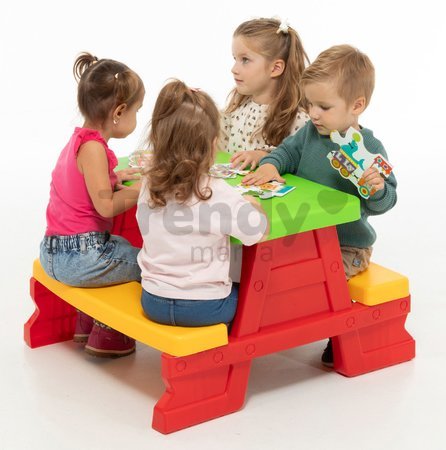 Piknikový stolík pre deti Dohány rôzne farby od 24 mes