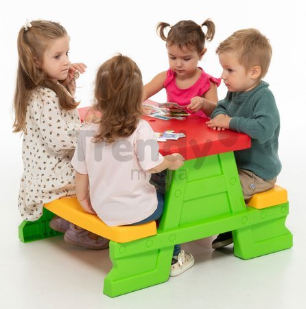 Piknikový stolík pre deti Dohány rôzne farby od 24 mes