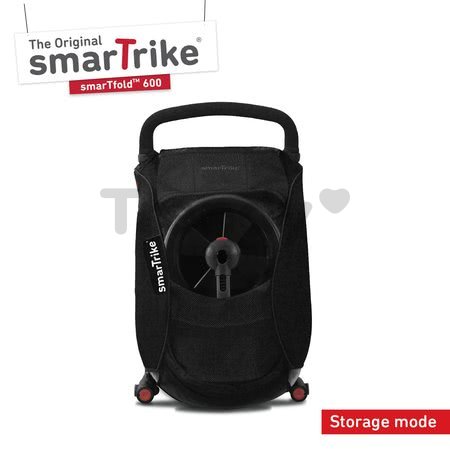 Trojkolka skladacia smarTfold 7v1 600 smarTrike TouchSteering polstrovaná s EVA kolesami luxusná hnedá od 9 mes
