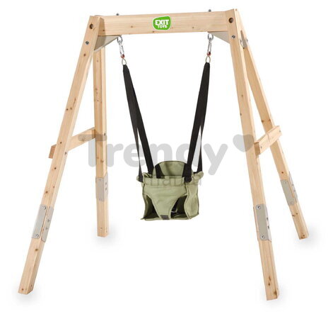 Hojdačka z cyprusového dreva Silvi Swing Exit Toys sedadlo s nastaviteľnou výškou ET51501000