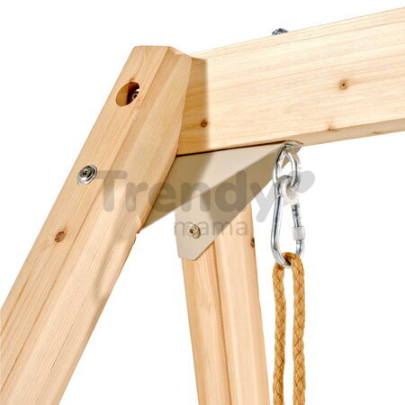 Hojdačka z cyprusového dreva Silvi Swing Exit Toys sedadlo s nastaviteľnou výškou ET51501000