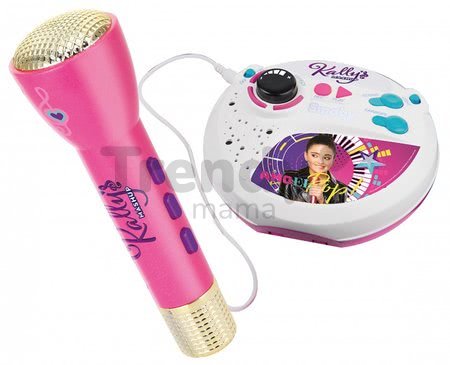 Mikrofón so stojanom Kally's Mashup Smoby 3v1 kompatibilné s audio prehrávačmi karaoke a rôzne zvukové a svetelné efekty od 5 rokov