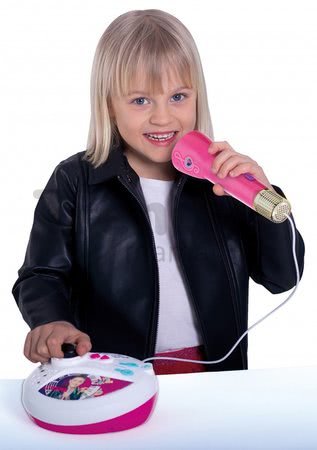Mikrofón so stojanom Kally's Mashup Smoby 3v1 kompatibilné s audio prehrávačmi karaoke a rôzne zvukové a svetelné efekty od 5 rokov