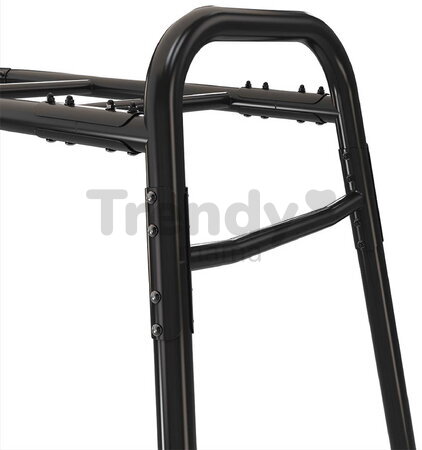 Multifunkčné fitness centrum GetSet Monkeybar MB200 Black Exit Toys rozšíriteľné s oceľovou konštrukciou ET54200050