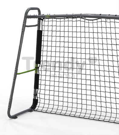 Multifunkčné fitness centrum  s futbalovou sieťou GetSet Monkeybar MB205 Grey Exit Toys rozšíriteľná s hojdačkami a basketbalovým košom oceľová konštr