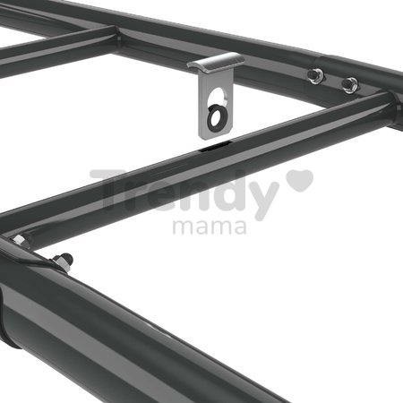 Multifunkčné fitness centrum GetSet Monkeybar MB310 Exit Toys rozšíriteľné s gymnastickými kruhmi hojdačkou hrazdou a sieťou na šplhanie