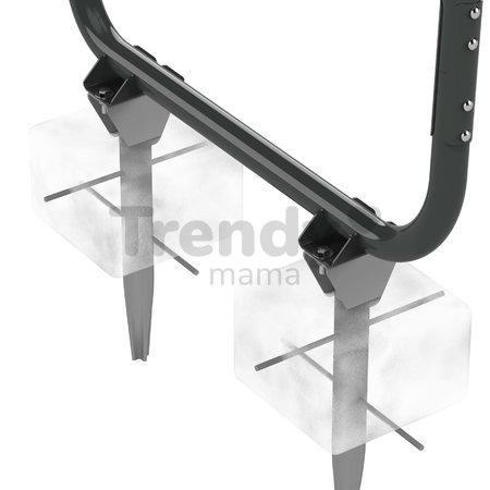 Multifunkčné fitness centrum GetSet Monkeybar MB320 Exit Toys rozšíriteľné s gymnastickými kruhmi boxovacím vrecom lezeckou stenou hojdačkou a bradlam