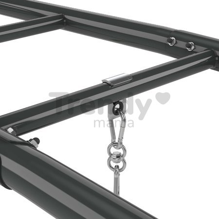 Multifunkčné fitness centrum GetSet Monkeybar MB320 Exit Toys rozšíriteľné s gymnastickými kruhmi boxovacím vrecom lezeckou stenou hojdačkou a bradlam