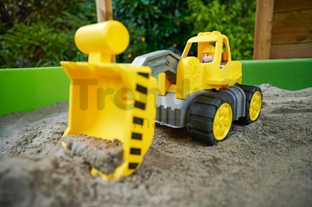 Nakladač Power Worker Wheel Loader + Figurine BIG pracovný stroj 47 cm - gumene kolesa od 2 rokov