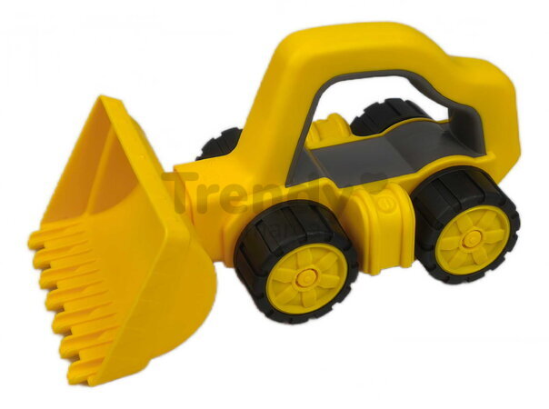 Bager s rukoväťou Power Worker Griffy Bagger BIG pracovný stroj 25 cm s gumenými kolesami od 12 mes  BIG54850