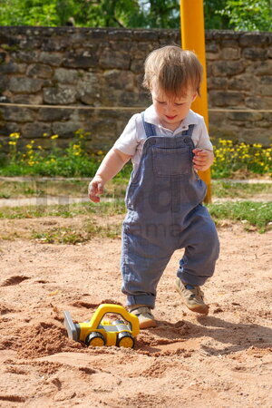 Pluh s rukoväťou Power Worker Griffy Plow Blade BIG pracovný stroj 25 cm s gumenými kolesami od 12 mes