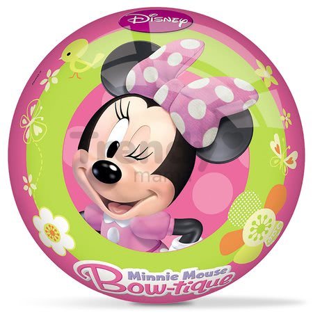 Rozprávková lopta Minnie Mondo gumená 14 cm