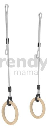 Gymnastické kruhy GetSet wooden gymnastics rings Exit Toys vhodné pre modely GetSet MB200 / MB300