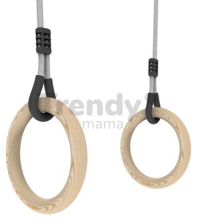 Gymnastické kruhy GetSet wooden gymnastics rings Exit Toys vhodné pre modely GetSet MB200 / MB300