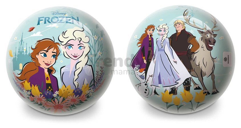 Rozprávková lopta Frozen Mondo gumená 14 cm