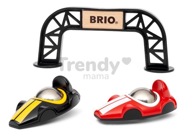 Pretekárska veža 3 poschodová Roll Racing Tower BRIO s 2 autíčkami a cieľom 19 dielov od 3 rokov BRIO5500