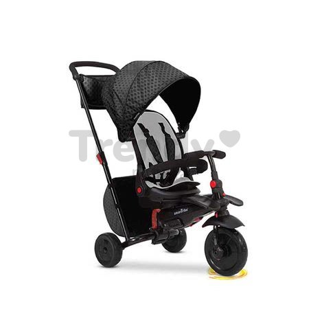 Trojkolka skladacia smarTfold 700 Black 8v1 smarTrike čierna s otočným sklápateľným sedadlom TouchSteering s EVA kolesami od 6 mes
