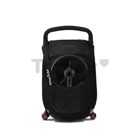Trojkolka skladacia smarTfold 700 Black 8v1 smarTrike čierna s otočným sklápateľným sedadlom TouchSteering s EVA kolesami od 6 mes