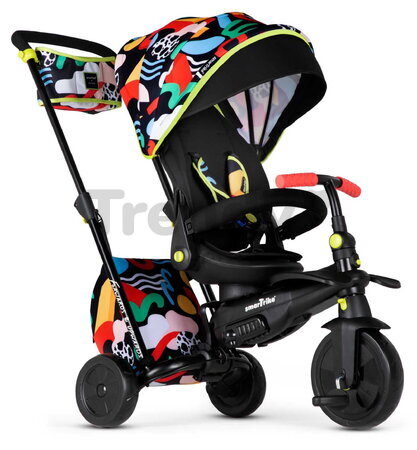Trojkolka a kočík skladací smarTfold STR7 Kelly Anna Imagine smarTrike so sklápateľným sedadlom Touch Steering ovládanie s EVA kolesami od 6 mes